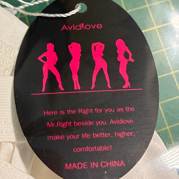 NWT Avidlove Women's White Satin Half Slip (Bridal) - XL - Picture 2 of 5